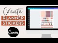 How to Design Planner Stickers in Canva