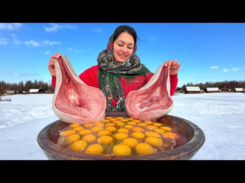 Видео: Запечённые Говяжьи Языки с Куриными Яйцами! Изысканное блюдо из простых ингредиентов