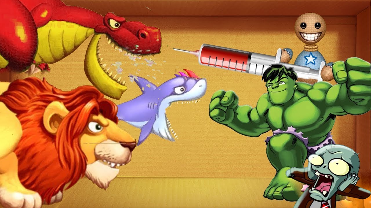 All Animal vs Super Buddy Hulk Kick The Buddy