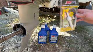 Stern Drive Oil Replacement Featuring Amsoil