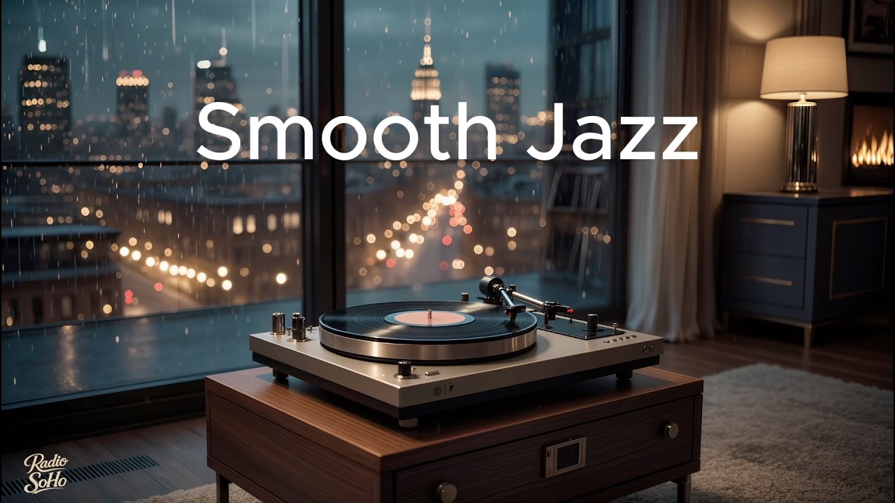 Smooth Jazz Nights 🌙 | Cozy Lounge & Relaxing Ambience | Radio SoHo