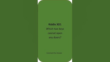 Which two keys cannot open any doors?