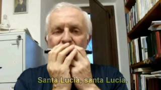 Video-Miniaturansicht von „SANTA LUCIA - HARMONICA - LYRICS“