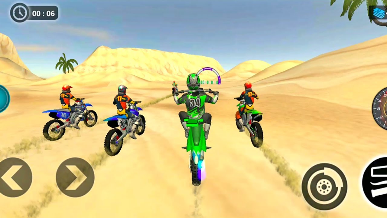 Dirt Beach Bikes Multiplayer Bike Racing Game Sports Bike Beach Stunt