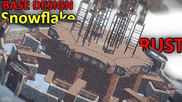 *NEW* RUST Zerg BASE DESIGN!! | "The Snowflake" // @echobtw - @AMosesYT...