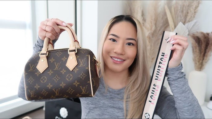 Replying to @mainstreetlovesluxe comparing sizes of speedy 20 and neve, Louis  Vuitton Bag