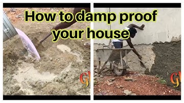 BUILDING IN GHANA: WE HAD TO DAMP PROOF OUR HOUSE!