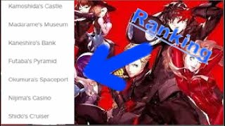 Ranking the Persona 5 Palaces