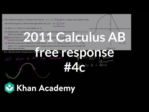 2011 Calculus AB