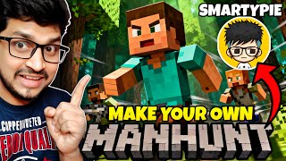 How to Make Manhunt Server like @YesSmartyPie  in Minecraft | Best Free ManHunt Plugin 😍