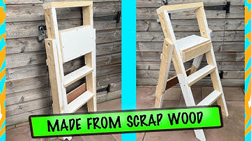 DIY Folding Ladder Step