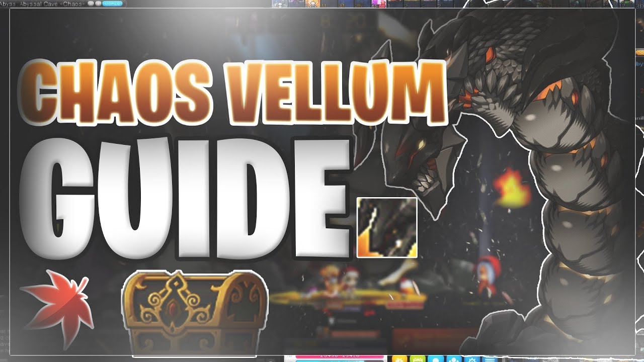 MapleStory Chaos Vellum Boss Guide YouTube