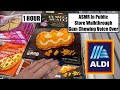 1 hour asmr aldi walkthrough  gum chewing whispered voice over  extended car tapping at end