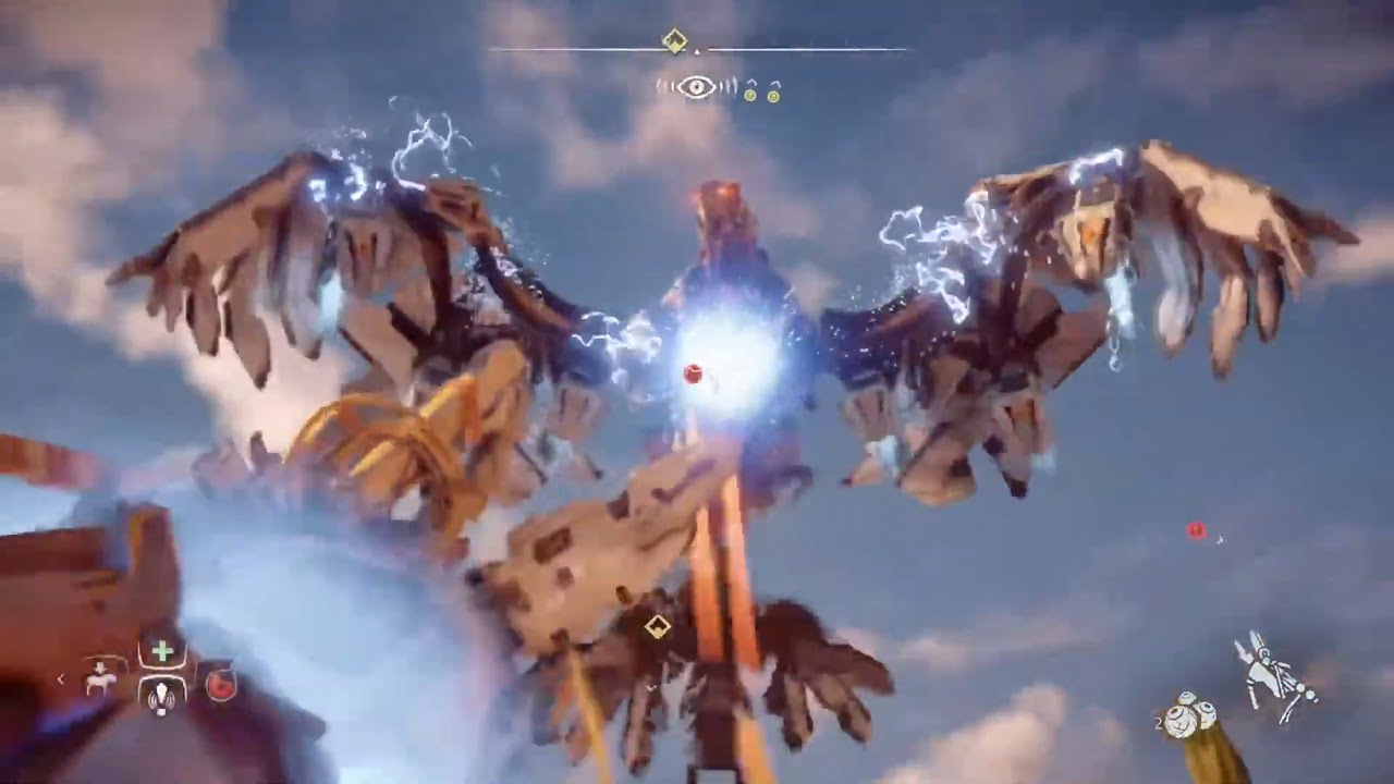 Horizon Zero Dawn オセラムの大砲をうっかり落としてググって見たら面白い遊びが有ったのでやってみる Youtube
