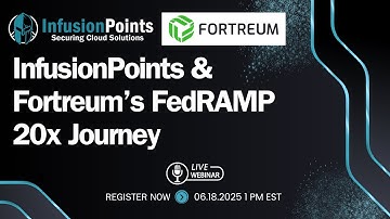 InfusionPoints FedRAMP 20x Journey