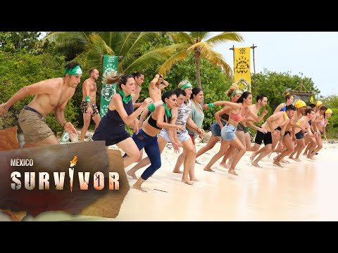 Sobrevivientes al juego por fuego y suministros en Survivor México. | Survivor México 2022