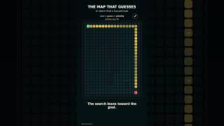The map that guesses the path #shorts
