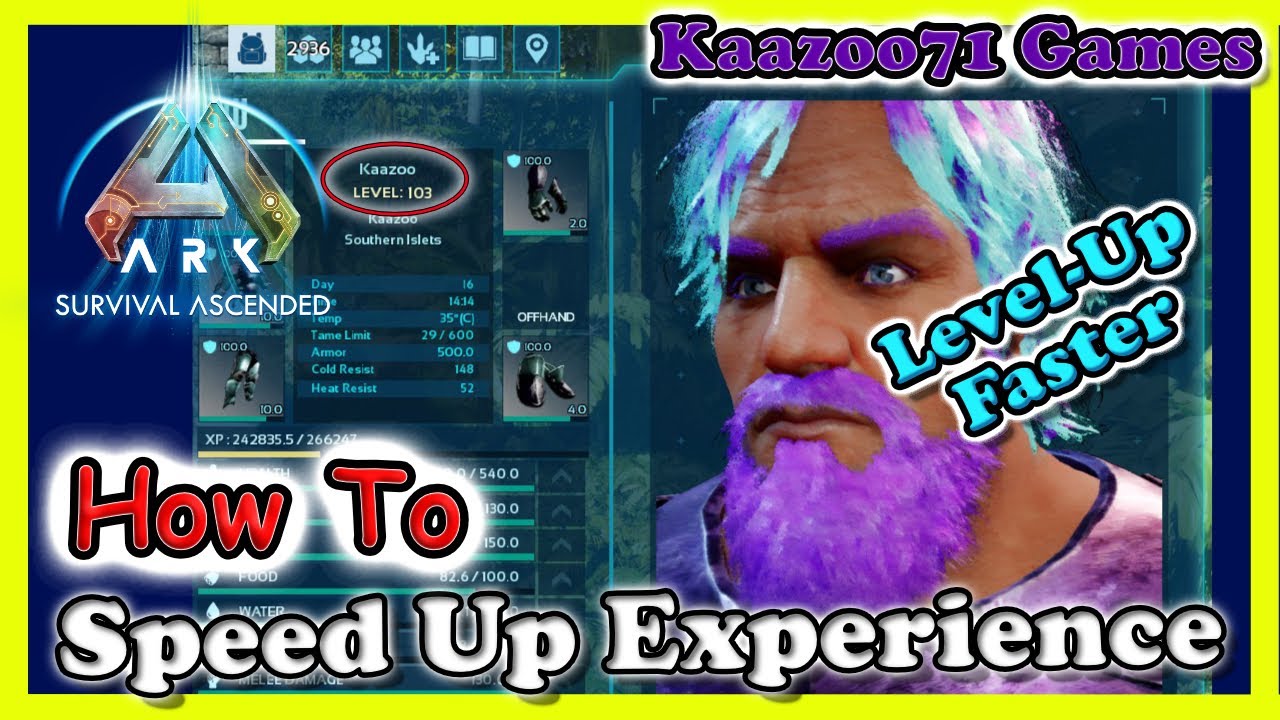 Level Up Faster Ark Survival Ascended 💥 - YouTube