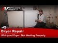 Whirlpool Gas Dryer Repair - Does not heat properly - LGB6200PQO