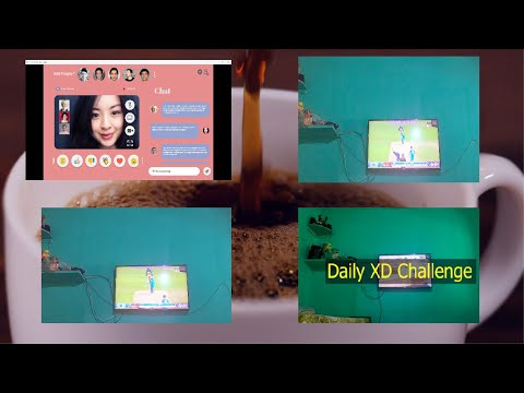 Designing a Video Conferencing Website for Daily XD Challenge