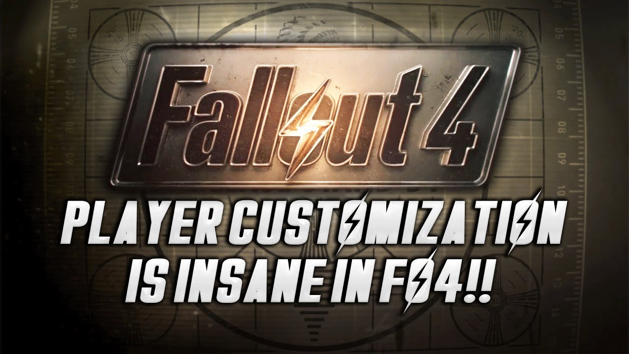 FALLOUT 4 : Character Customization, Play Both Genders, & Whatever Race