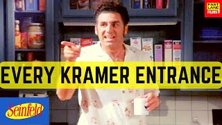 Famous Every Iconic Cosmo Kramer Entrance! || Seinfeld SEASONS 1-9 Wealth