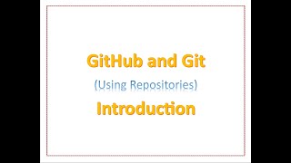 Introduction to GitHub