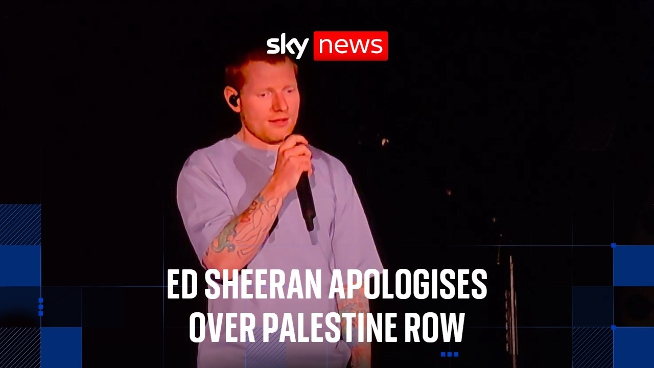 'I'm so, so sorry': Ed Sheeran addresses Philadelphia crowd after Macklemore-Palestine row