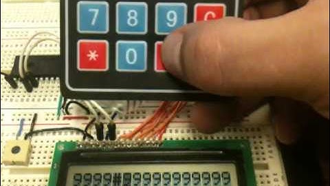 Replacing a character on an LCD display