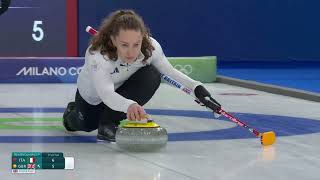 Italy 6-9 Great Britain Highlights | Curling Mixed Doubles | 2026 Winter Olympic Games