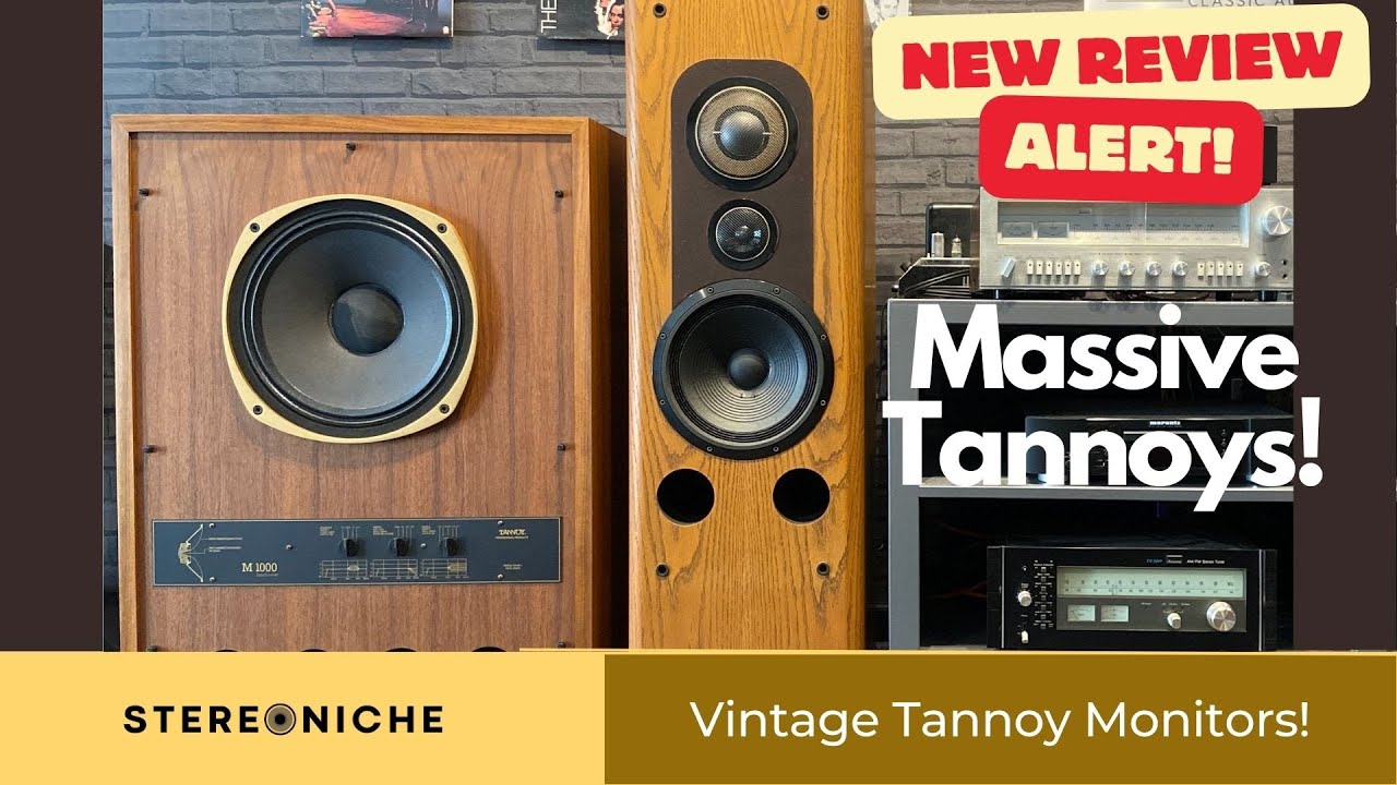 Tannoy M1000 Super Red Monitor from the '80s