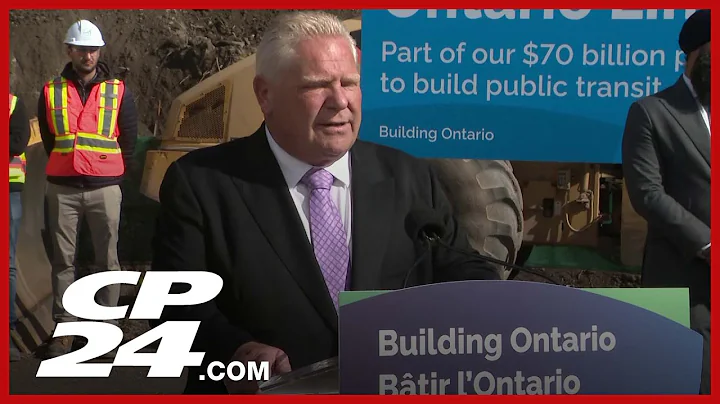 Work now underway on all parts of the Ontario Line, Ford says