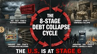The 8-Stage Debt Cycle: How Every Empire Borrows, Inflates, and Defaults — The U.S. Is at Stage 6