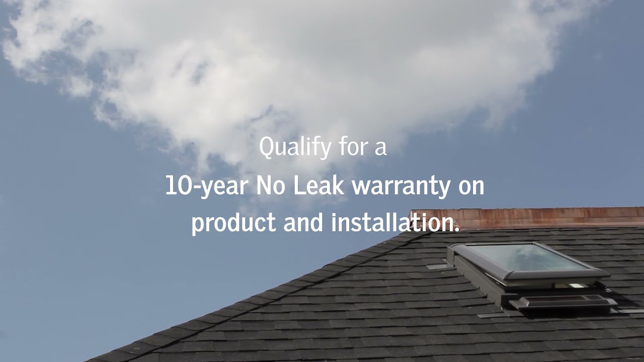 What's included in the VELUX No Leak warranty