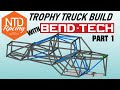Watch me build a trophy truck roll cage with bendtech  part 1