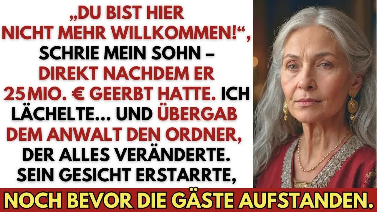 „Du bist nicht mehr willkommen“, sagte mein Sohn – nach 25 Mio  € und einer vergessenen Klausel