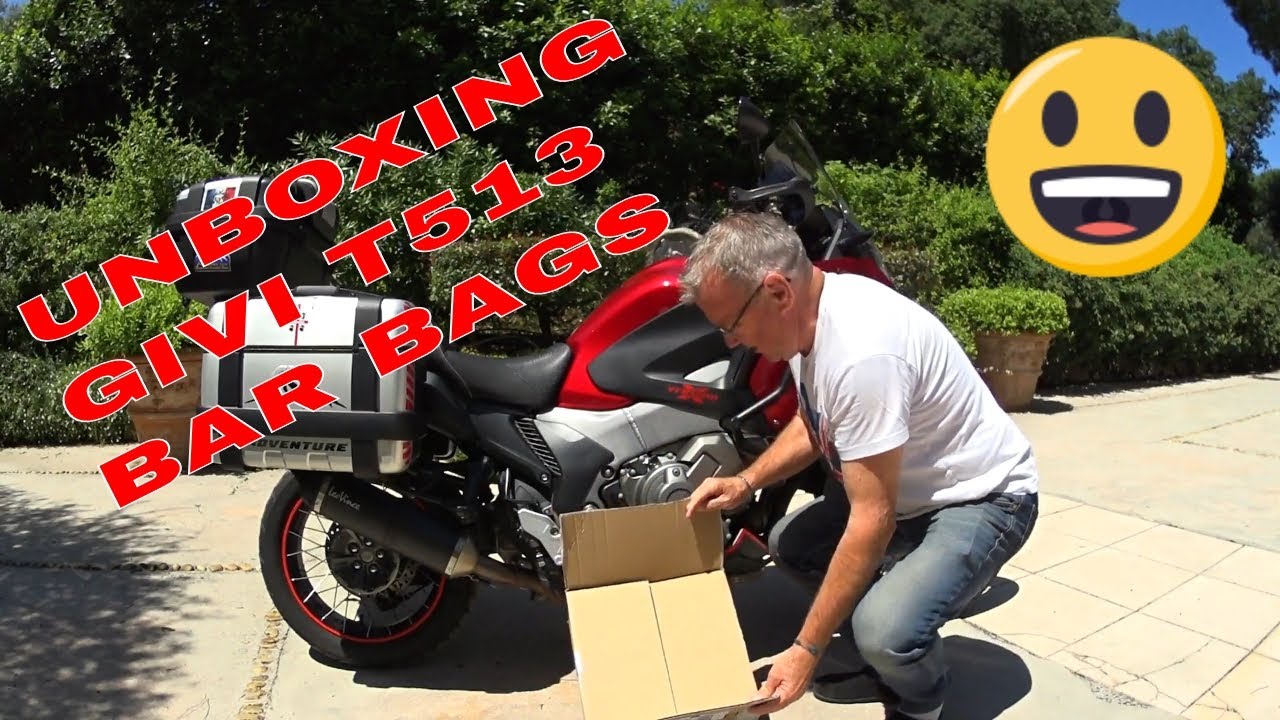UNBOXING GIVI T513 CRASH BAR BAGS YouTube