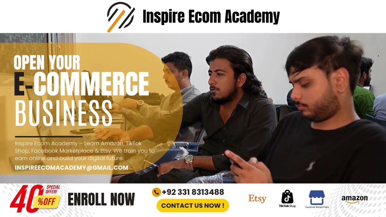 Inspire Ecom Academy gives you a chance to open your own e-commerce business 