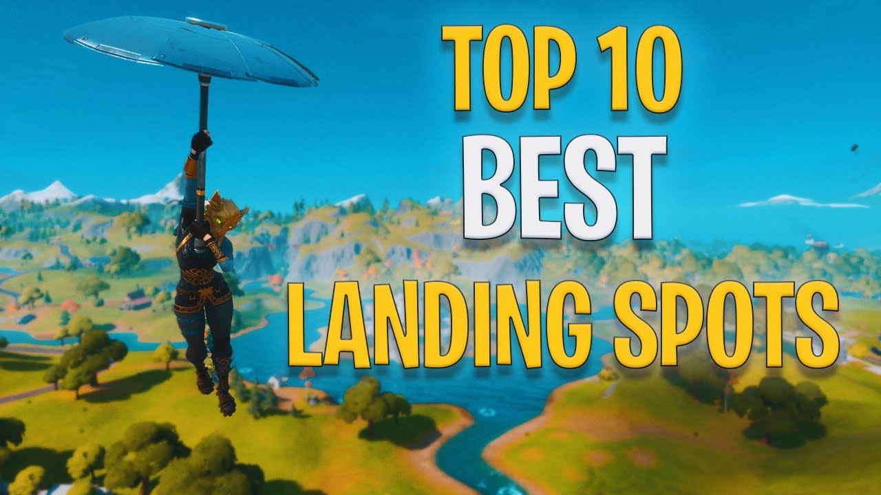 Top 10 Best Landing Spots For ARENA & TOURNAMENTS! (Fortnite Chapter 2