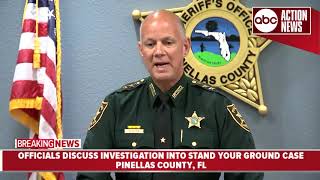 Pinellas Sheriff updates ongoing investigation into "Stand Your Ground" shooting | news conference