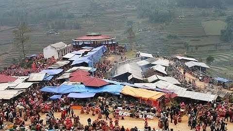 mộc mạc chợ phiên cán cấu Si ma cai lào cai người mông bán toàn đặc sản tây bắc | Vùng núi tây bắc