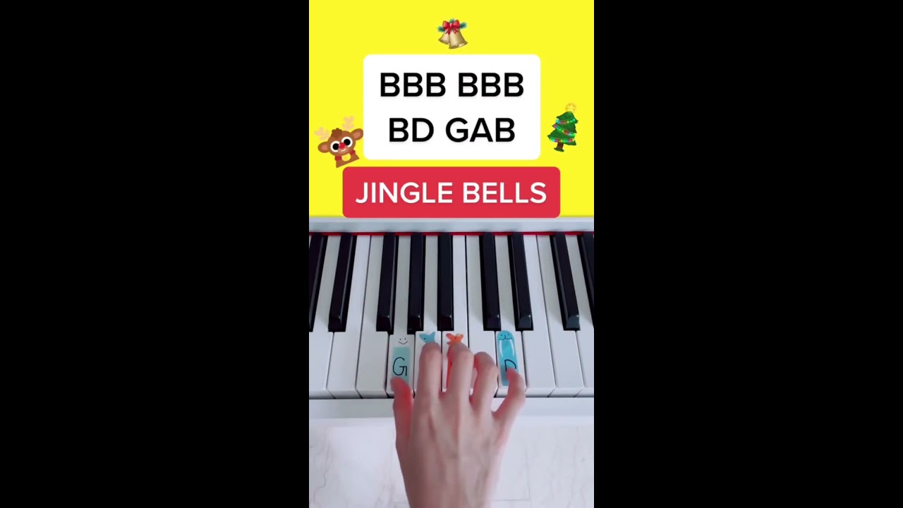 Jingle Bells Piano Tutorial Jinglebells Jinglebellspiano Christmaspianomusic Christmaspiano