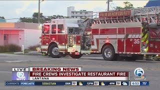 Fire at Jack's restaurant