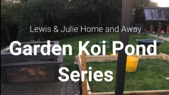 Garden Koi Pond Ep.1 | The Pond Build part 1