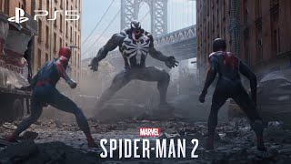 Marvel Spiderman 2 TV Spot Video Venom Boss Fight (4K HDR)