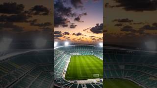 From Empty Land to Mega Stadium ⚽ #FootballStadium #StadiumConstruction #Timelapse #Engineering