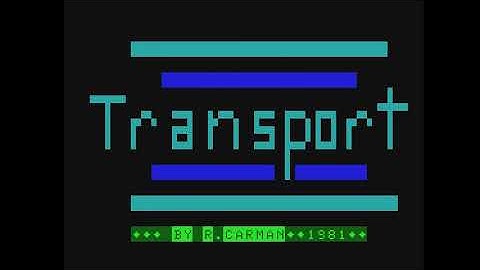 Transport - (198x) - APF Imag Machine - gameplay