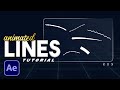 After Effects Motion Graphics – Easy LINE Animations for Beginners (No Plugins)