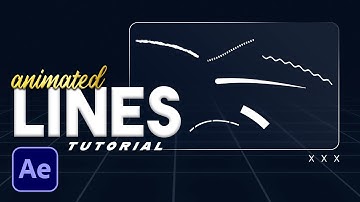 After Effects Motion Graphics – Easy LINE Animations for Beginners (No Plugins)
