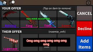 Trading For Lugercane In MM2
